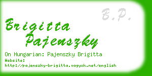 brigitta pajenszky business card